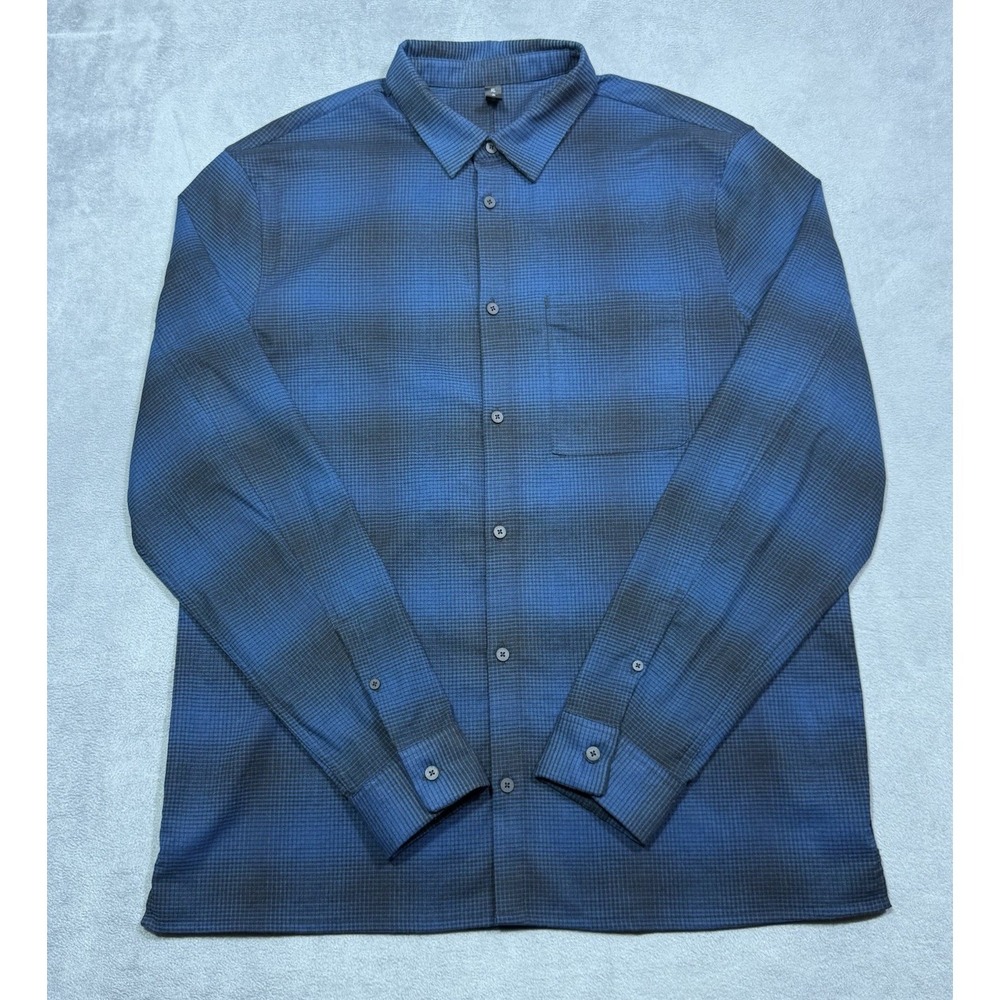 Lululemon Commission Button Up Shirt Mens XL Warpstreme Performance Stretch - Picture 2 of 8